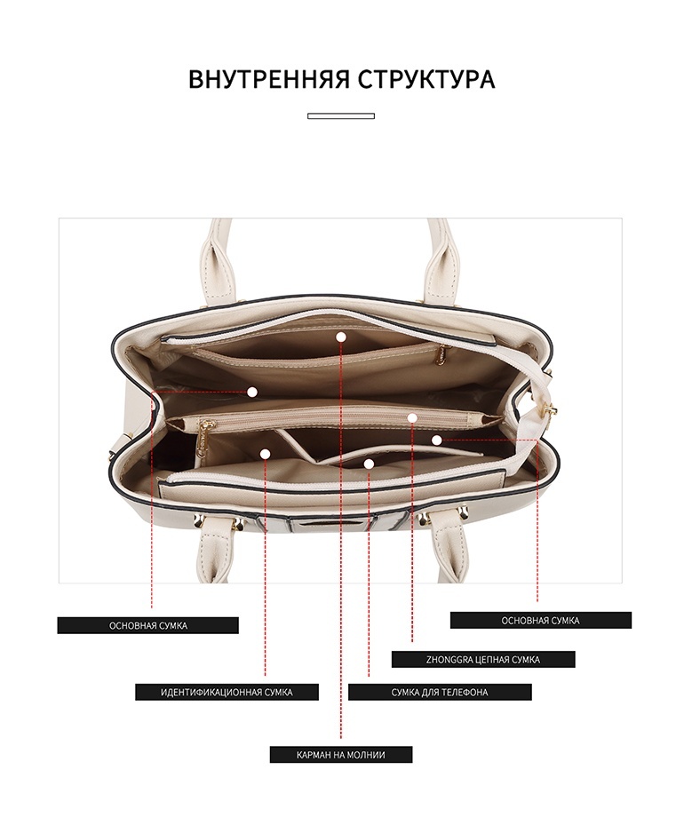 Сумка женская: цвет бежевый, 999 ₽, артикул № 04708410 | Интернет-магазин  kari