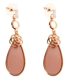 Серебряные серьги: цвет розовый, 9 ₽, артикул № 08324799 | Интернет ...
