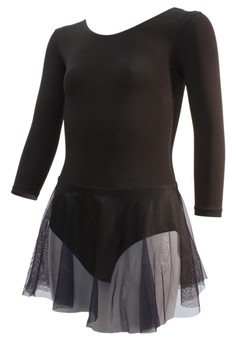 Костюм гимнастический для девочек: цвет черный, 599 ₽, артикул ...