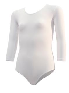 Костюм гимнастический для девочек: цвет белый, 199 ₽, артикул ...