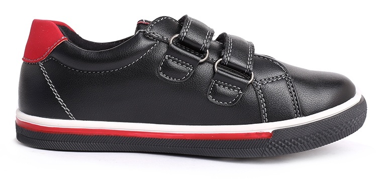 Полуботинки детские для мальчиков JSD18A-09: цвет черный, 399 ...