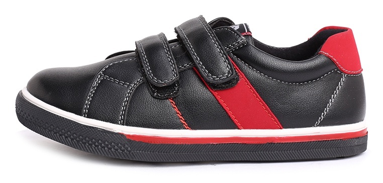 Полуботинки детские для мальчиков JSD18A-09: цвет черный, 399 ...