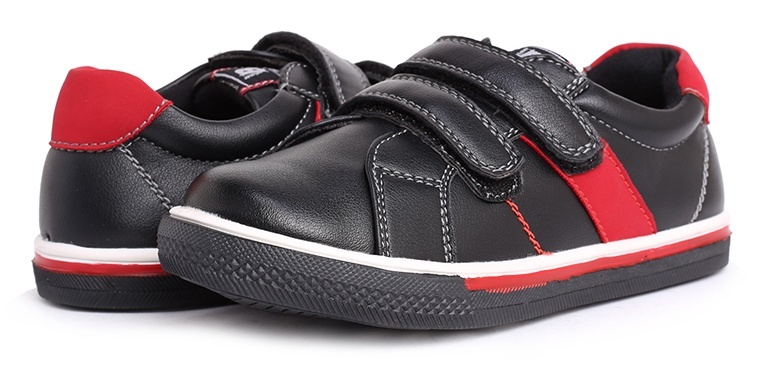 Полуботинки детские для мальчиков JSD18A-09: цвет черный, 399 ...