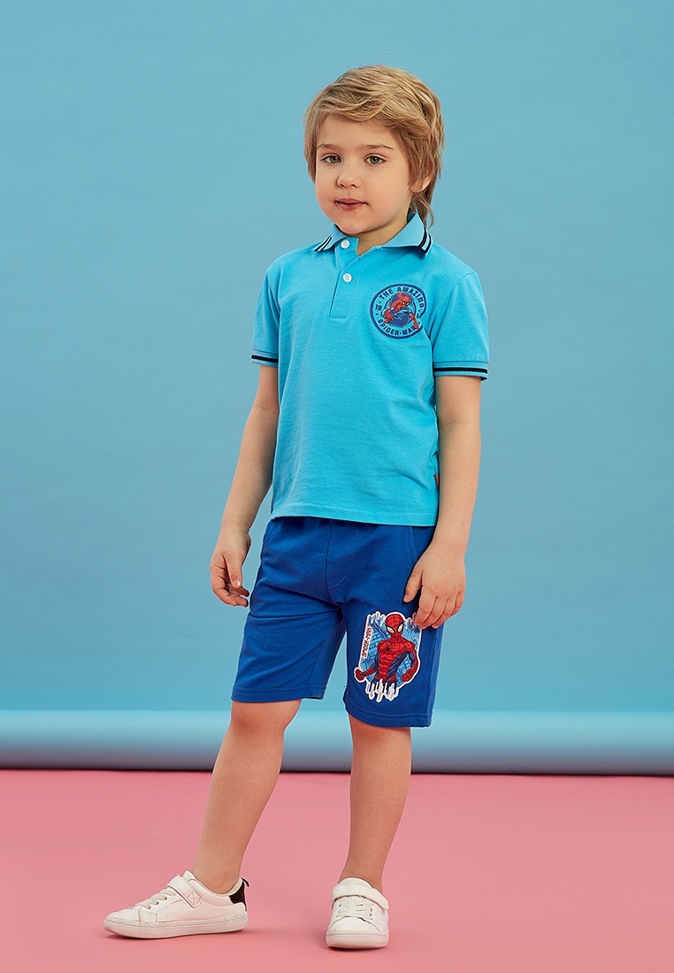 Футболка-поло детская для мальчиков SS20SP8000352: цвет blue, 199 ...