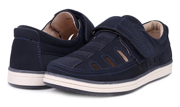 Полуботинки летние детские для мальчиков JSD19S-86: цвет синий, 1299 ...