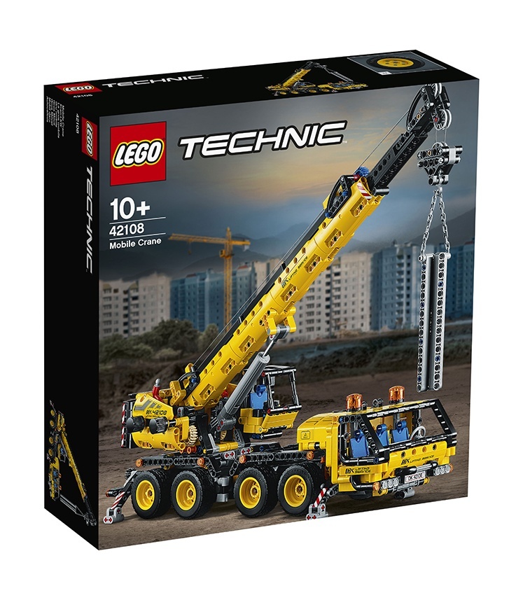 Lego technic blue crane online