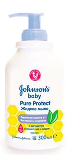 Мыло жидкое Джонсон беби Pure Protect 2в1 300мл: 99 ₽, артикул ...