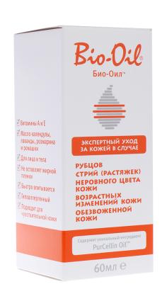Bio-Oil Масло косметическое от шрамов, растяжек, неровного тона 60 мл ...