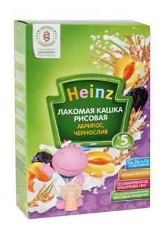 Каша Хайнц Лакомая кашка 200г мол рисовая-абрикос чернослив с 5 мес ...