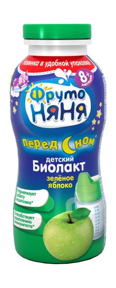 Биолакт Фрутоняня с яблоком 2,9% 0,2 л: 27 ₽, артикул № 77600050 ...