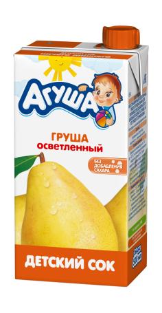 Сок детский "Агуша" 0,5л Груша осветленная: 19 ₽, артикул № 77751430 ...