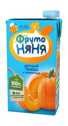 Нектар ФРУТОНЯНЯ Тыквенный с мякотью 0,5л: 29 ₽, артикул № 78045165 ...