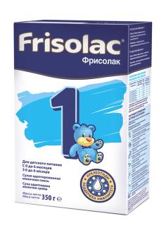 Смесь Friso Frisolac 1 сухая молочная с 0 месяцев 350 г: 99 ₽, артикул ...
