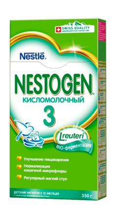 Смесь кисломолочная Nestogen 3, с 12 мес, 350 г.: 99 ₽, артикул ...