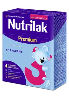 Смесь Nutrilak Premium 3 350г с 12месяцев: 199 ₽, артикул № 78579830 ...