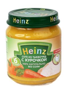Пюре Хайнц 80г курочка б/соли с 6 мес ст/б: 9 ₽, артикул № 79146732 ...