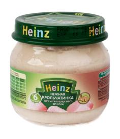 Пюре Хайнц 80г нежная крольчатинка б/соли с 6 мес ст/б: 69 ₽, артикул ...