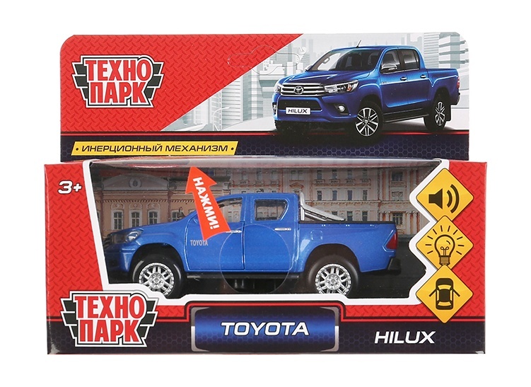 Машина TOYOTA HILUX со светом и звуком, 12 см: 399 ₽, артикул № u6309010 |  Интернет-магазин kari