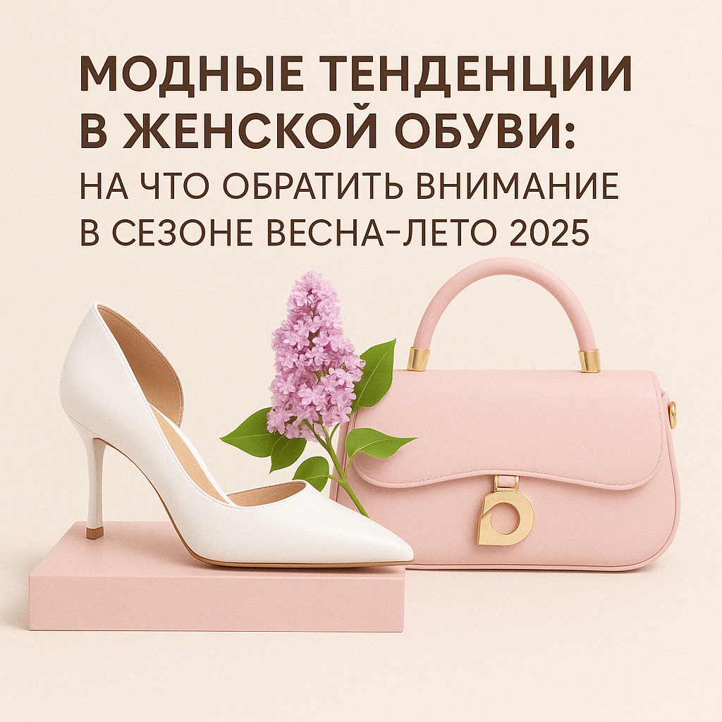 Модные цвета весны 2025 в обуви и аксессуарах: что выбрать?