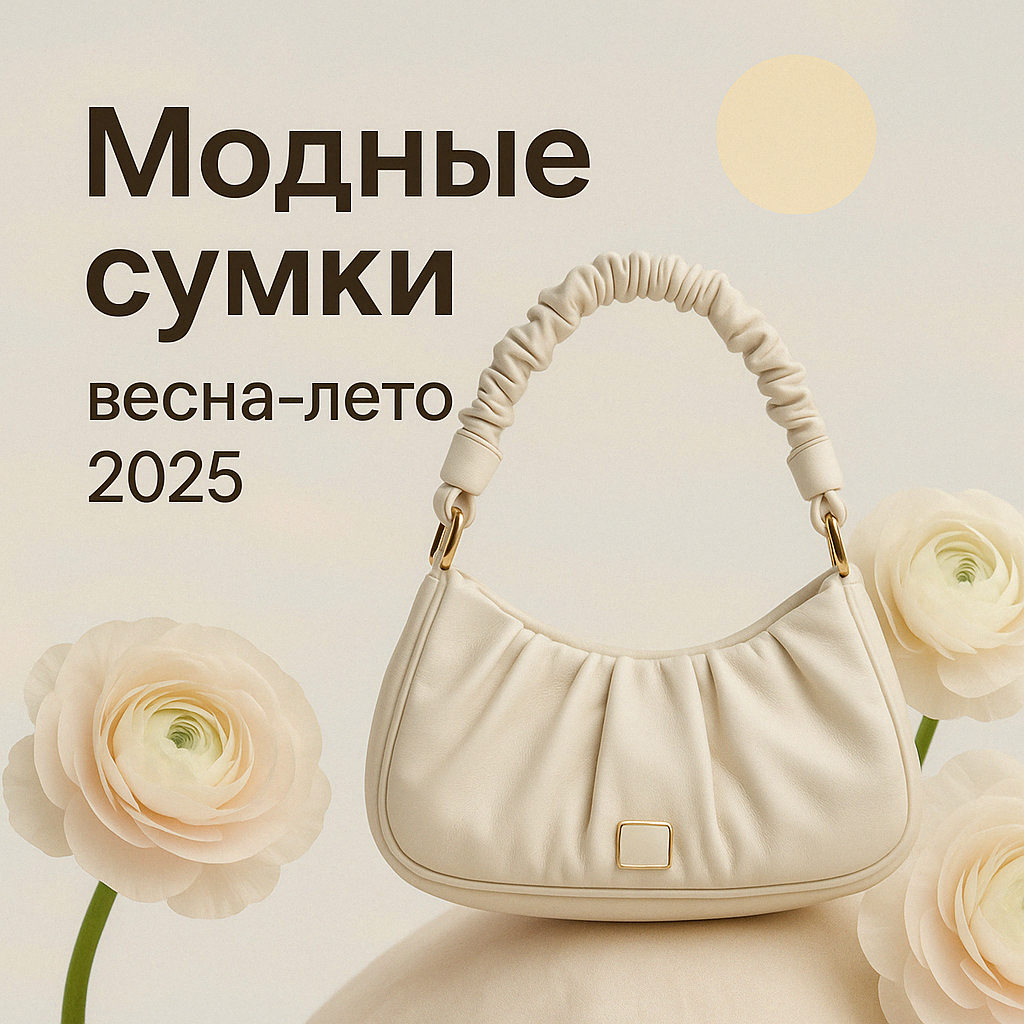 Модные сумки весна-лето 2025: ТОП трендов, цвета и модели