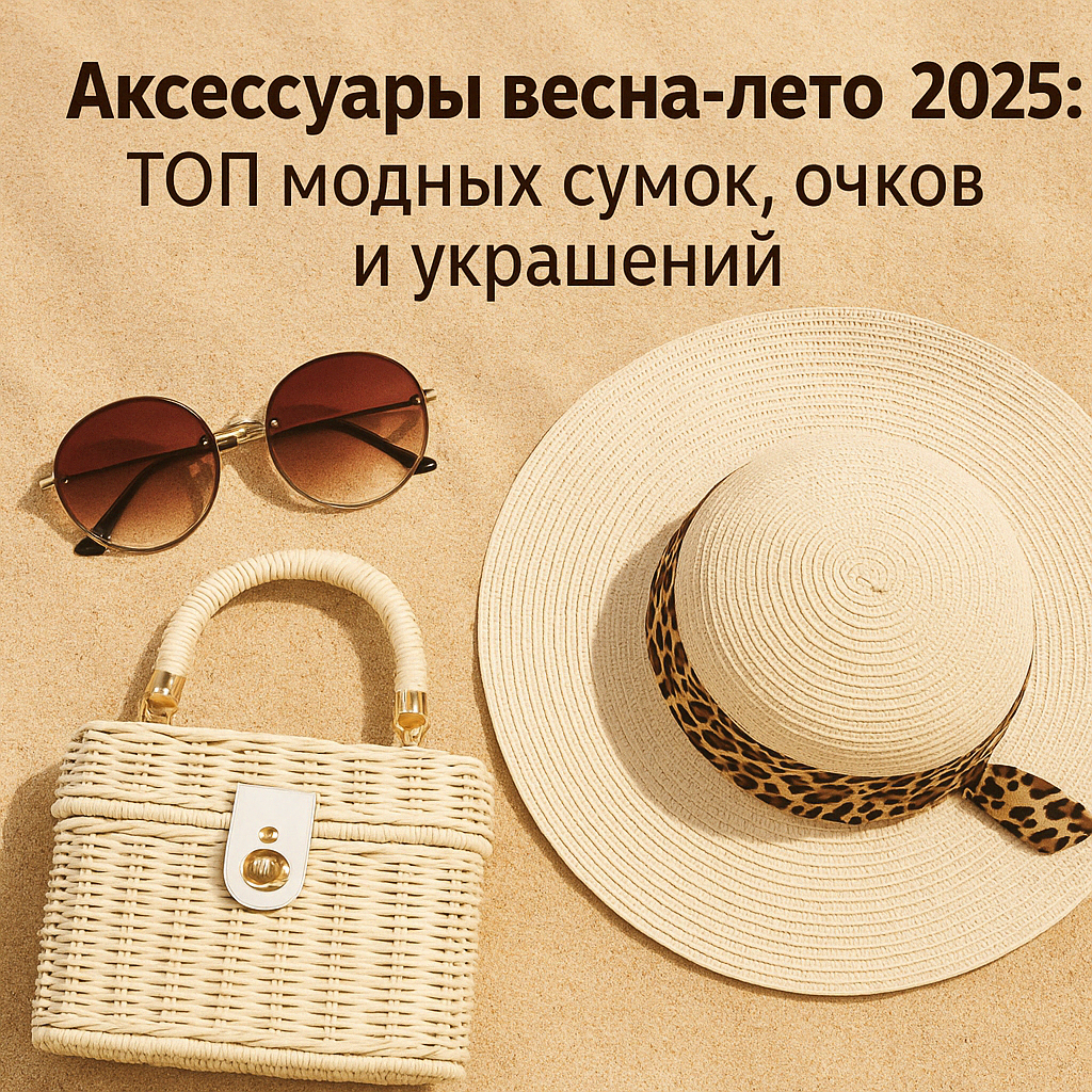 Аксессуары весна-лето 2025: топ модных сумок, очков и украшений
