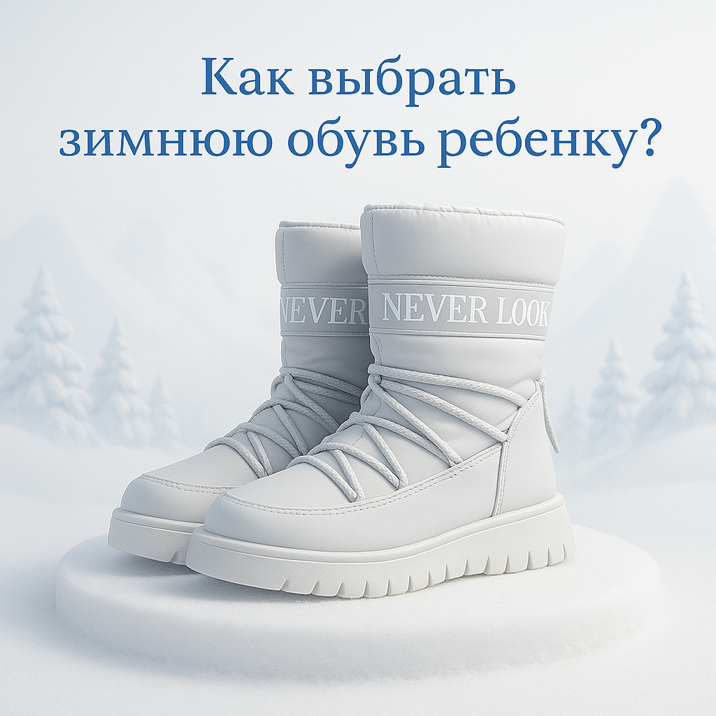 Детская зимняя обувь: как выбрать обувь ребенку