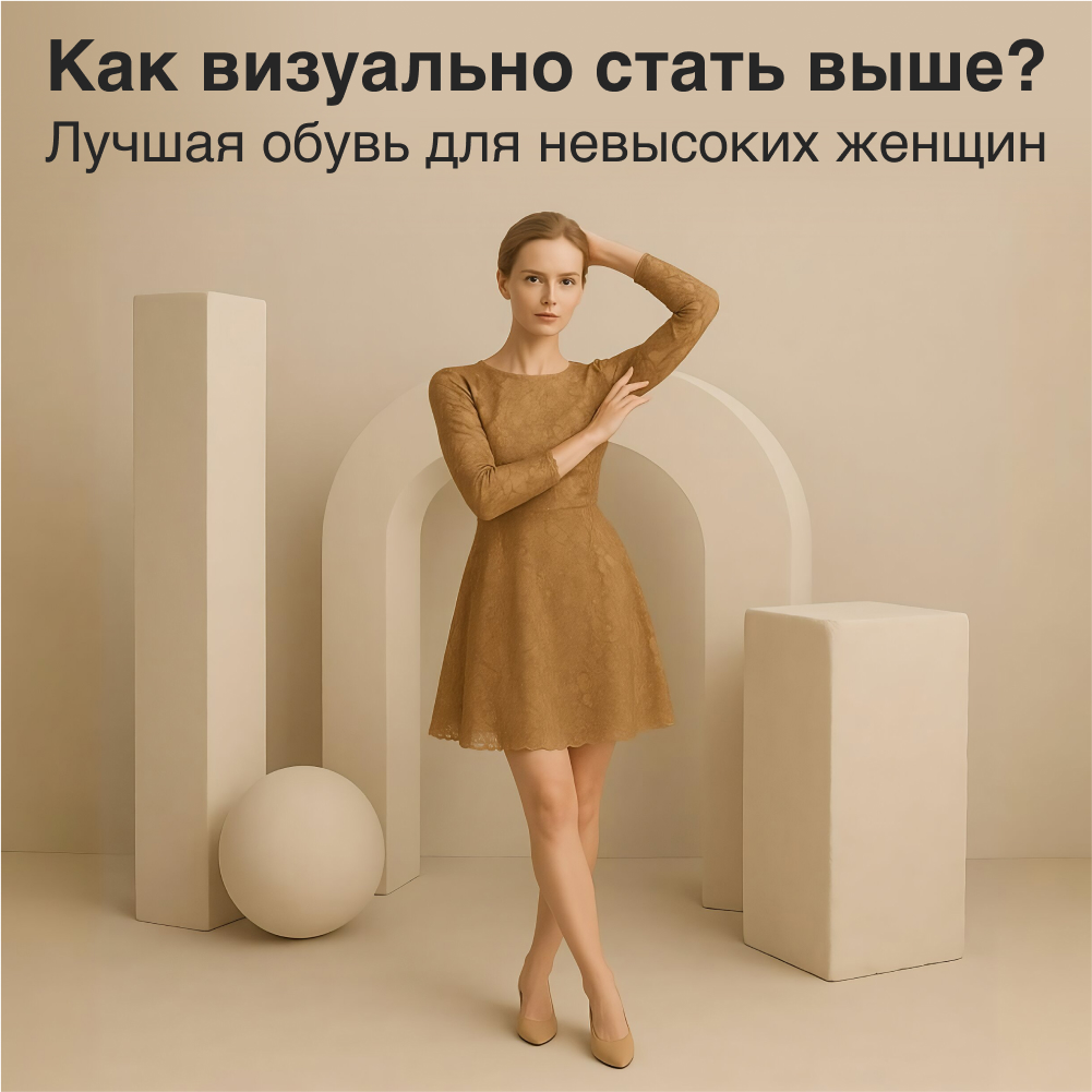 Как визуально стать выше? Лучшая обувь для невысоких женщин